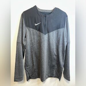 Nike Two-Tone Gray Pullover with Logo